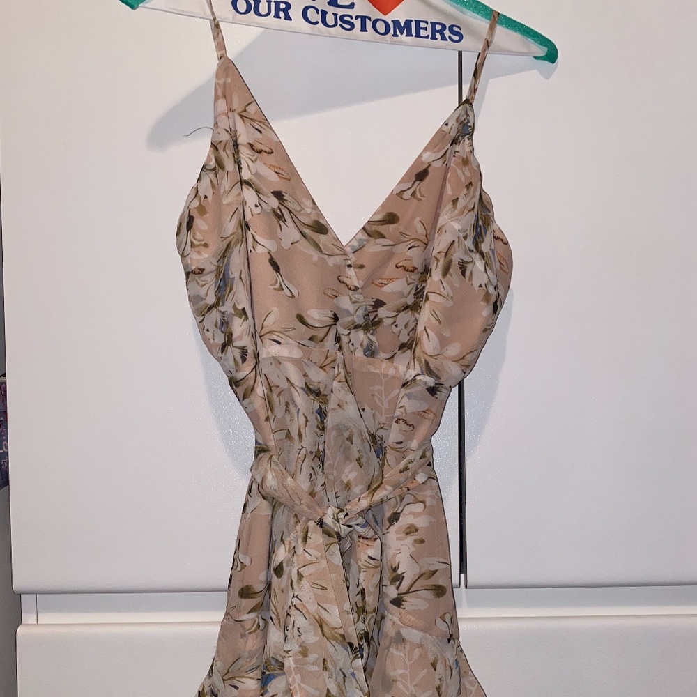 Floral Spaghetti Strap Dress